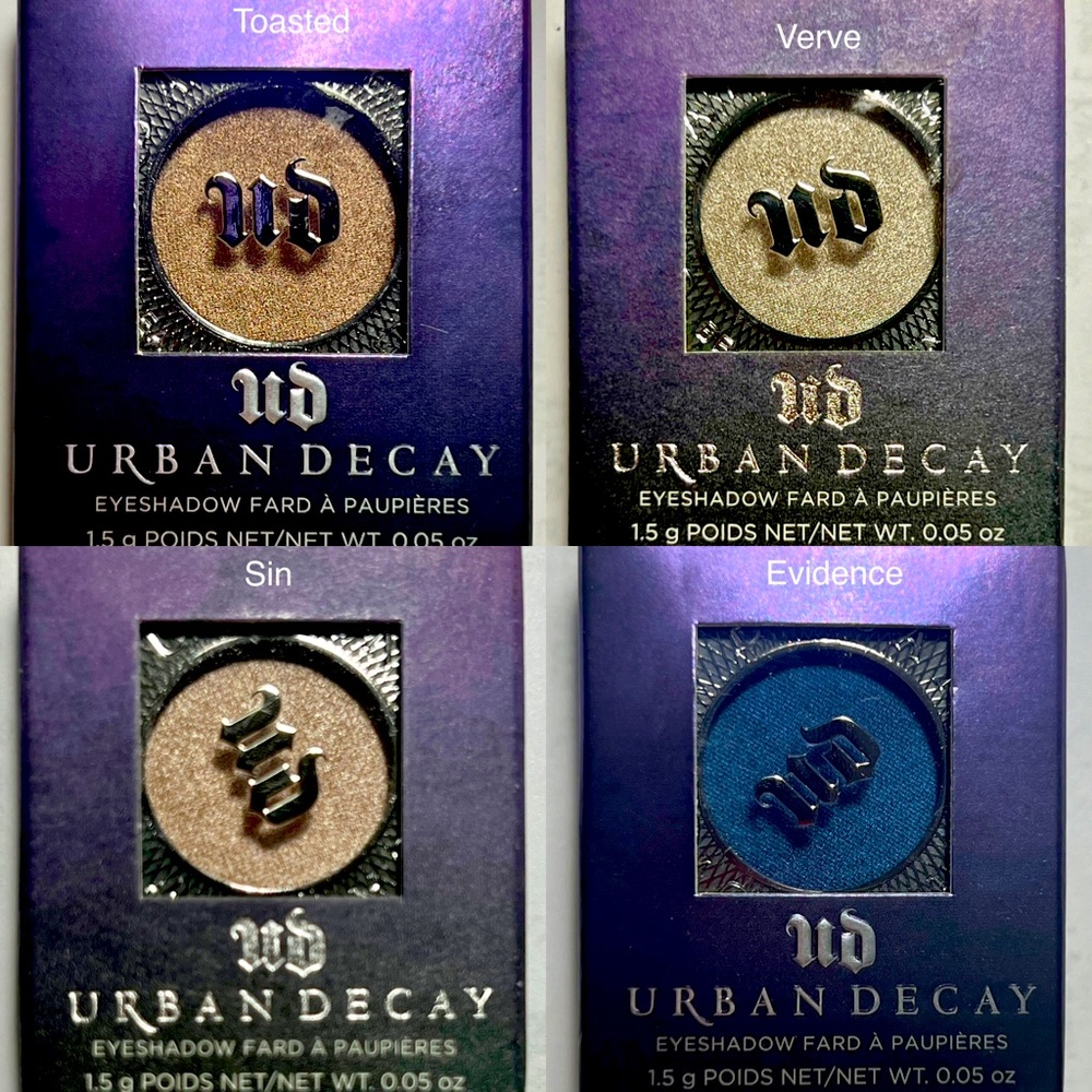 NIB Urban Decay Eyeshadow Singles 0.05 oz (previous packaging) unopened